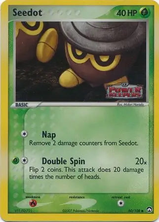 EX Power Keepers Seedot #60/108 reverse holo
